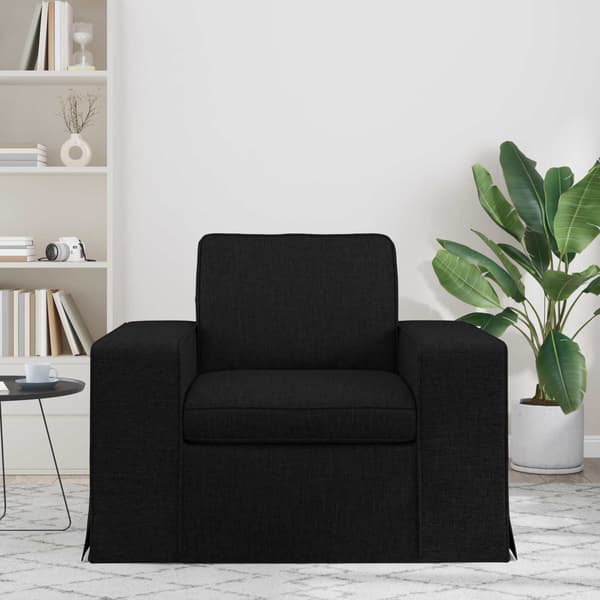 Soffa Svart 103 x 80 x 82 cm tyg