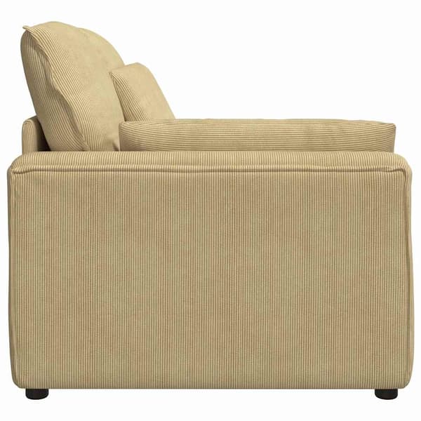Modulsoffa armstödsändmodul med dynor grågrön 100 cm