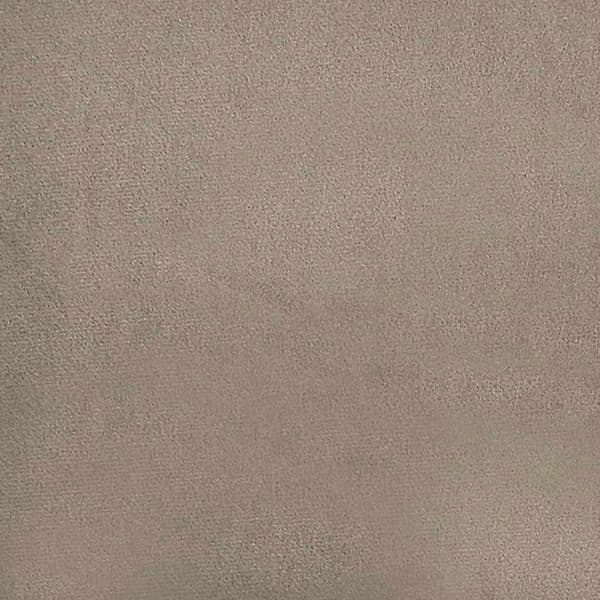 Fåtölj taupe 60 cm mikrofibertyg