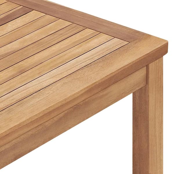 Trädgårdsbord 160x80x77 cm massiv teak