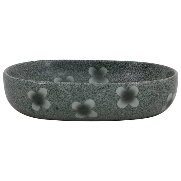 Handfat blå oval 59x40x14 cm keramik