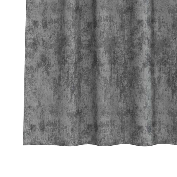 Sammetsgardiner 2 st Grå 260 x 140 cm Sammet