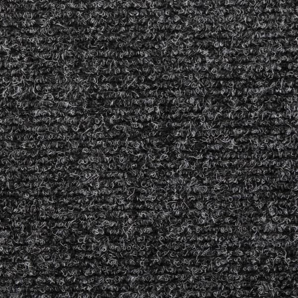 Trappmattor självhäftande 10 st 65x21x4 cm mörkgrå rektangulär kant
