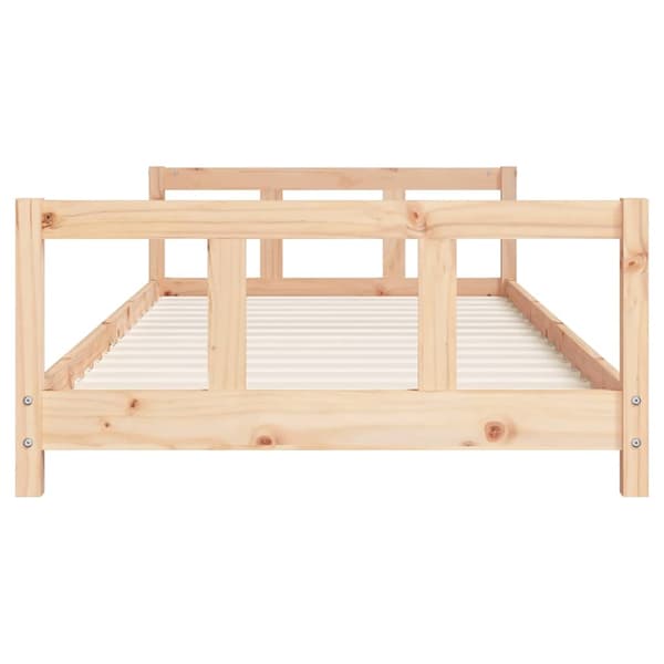 Sängram för barnsäng 90x200 cm massiv furu
