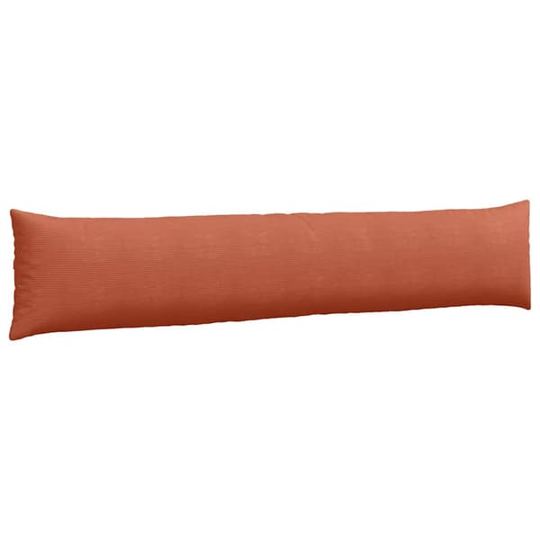 Sofakuddar 2 pcs Röd orange 200 x 40 cm Kordread tyg