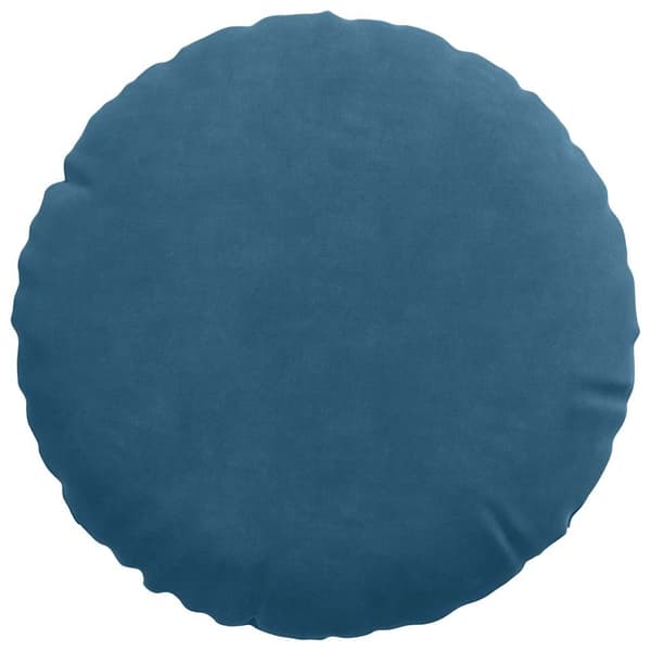 Sittkuddar 2 pcs Blå Ø30 x 13 cm Sammet