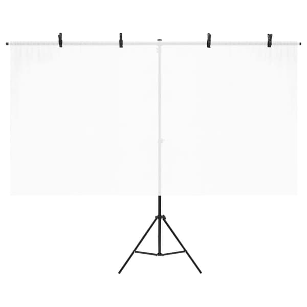 T-stativ svart 201x60x(70-200) cm