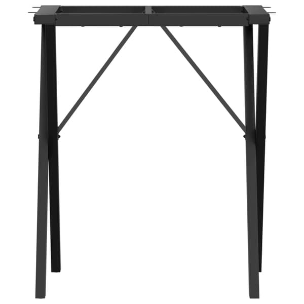 Bordsben för matbord X-ram 60x50x73 cm stål