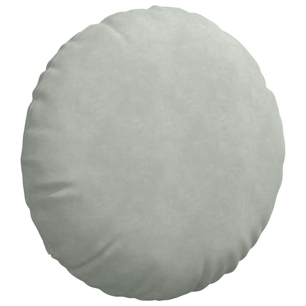 Sittkuddar 2 pcs Ljusgrå Ø60 x 21 cm Sammet