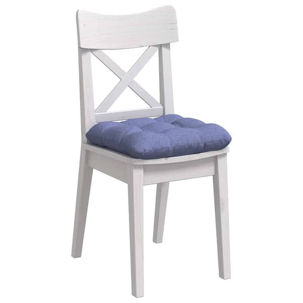 Sittkuddar 4 pcs Tyg Jeansblå 45 x 45 x 12 cm