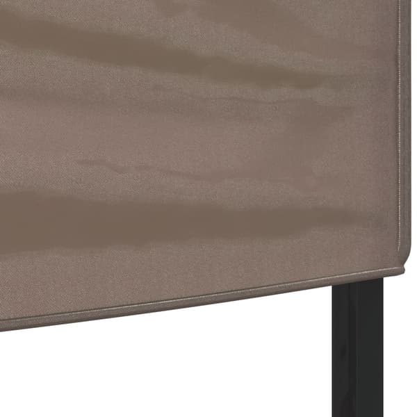 Hopfällbart partytält taupe 2x2 m