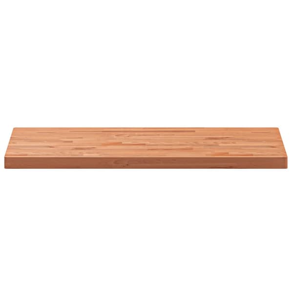 Bordsskiva 100x50x4 cm rektangulär massivt bokträ