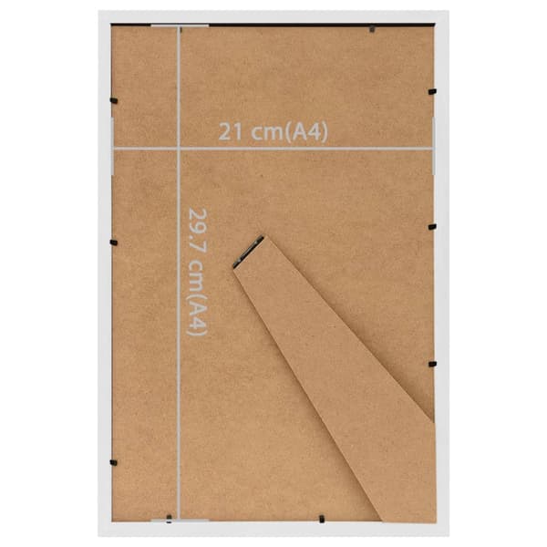 Fotoramar 3 st för bord vit 21x29,7cm MDF