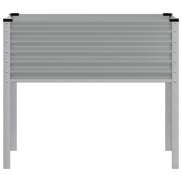 Odlingslåda grå 100x45x90 cm stål