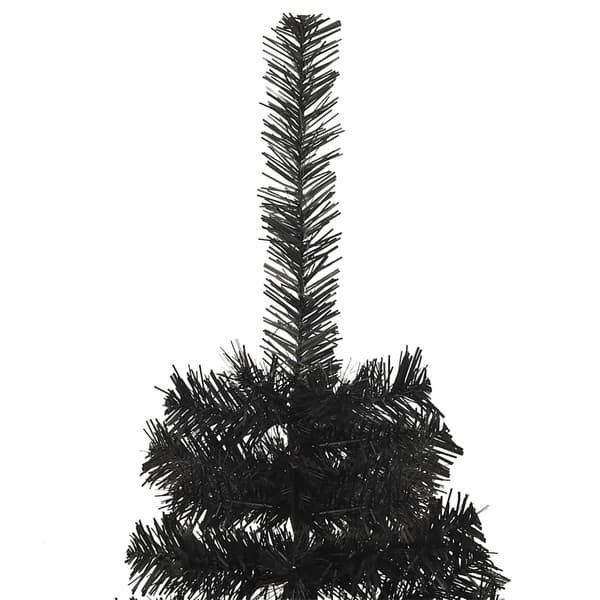 Julgran Svart 180 cm PVC
