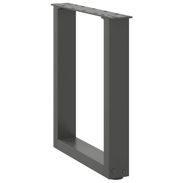Soffbordsben U-formade 2 st antracit 28x(42-43) cm stål