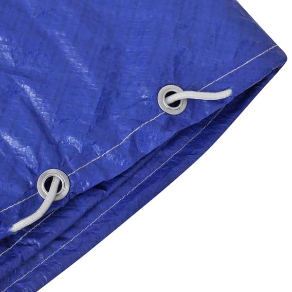 Poolöverdrag 2 st PE runt 460 cm 90 g/m²