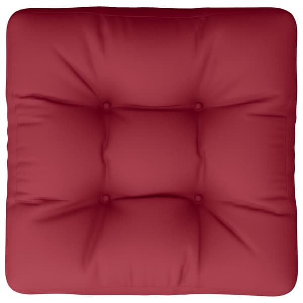 Palldyna vinröd 60x60x12 cm tyg