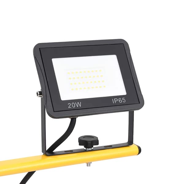 Strålkastare med stativ 2x20 W LED varmvit