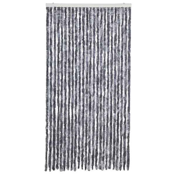 Insektsdraperi silver 100x220 cm chenille