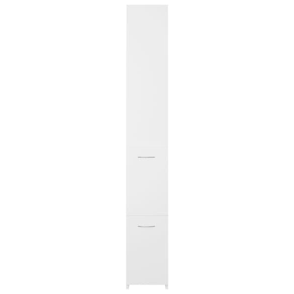 Badrumsskåp vit 25x26,5x170 cm konstruerat trä