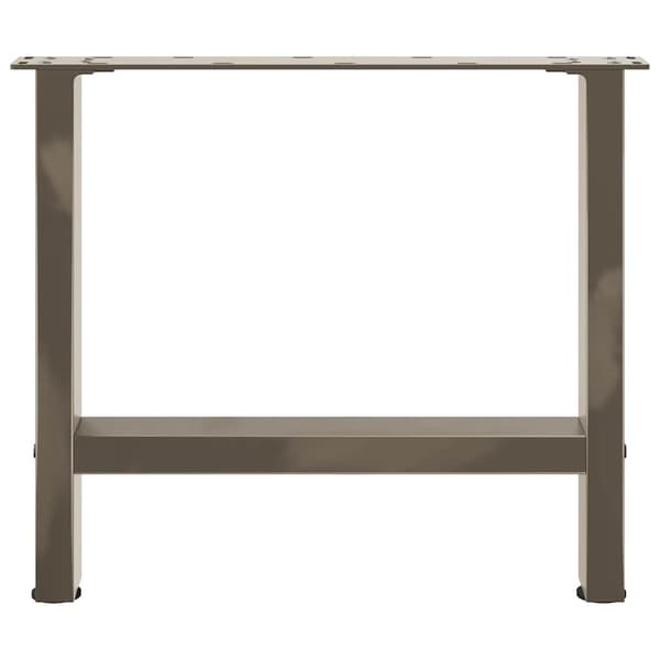 Soffbordsben naturstål 2 st 50x(42-43) cm stål