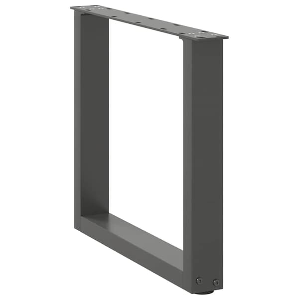 Soffbordsben U-formade 2 st antracit 50x(42-43) cm stål