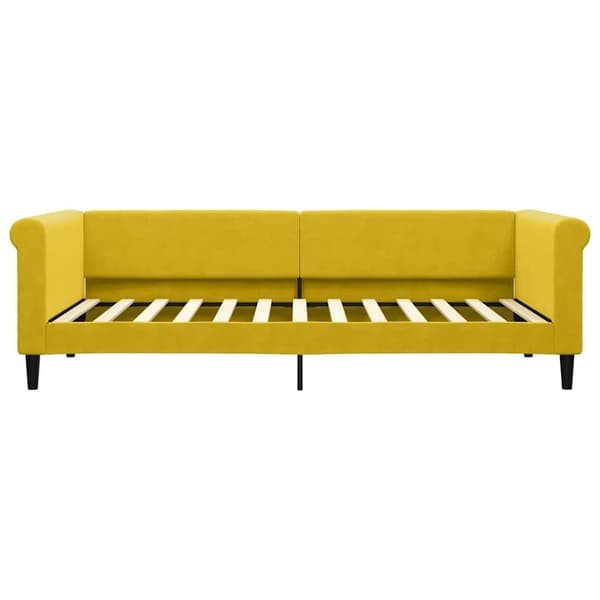 Dagbädd gul 90x200 cm sammet