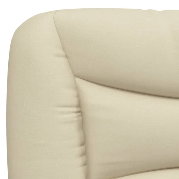 Headboard Cushion "Hvar" Cream 160 cm Fabric