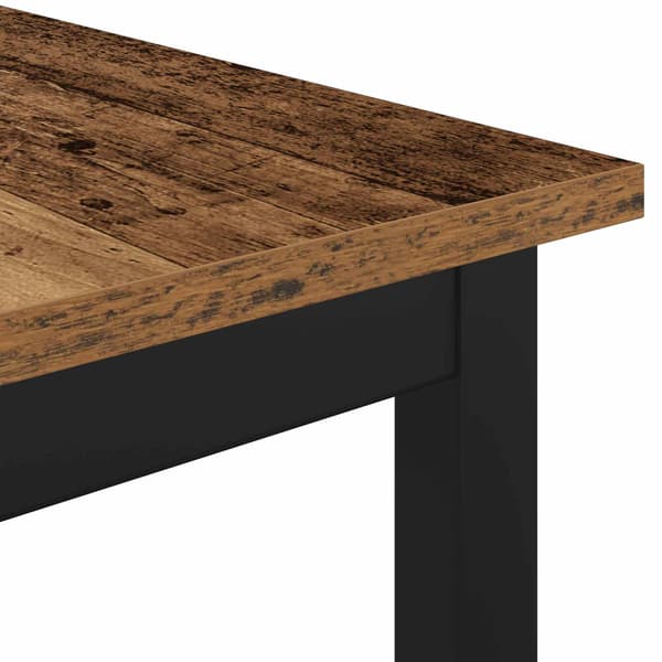 Matbord 140 x 80 x 75 cm METALL Rektangulär