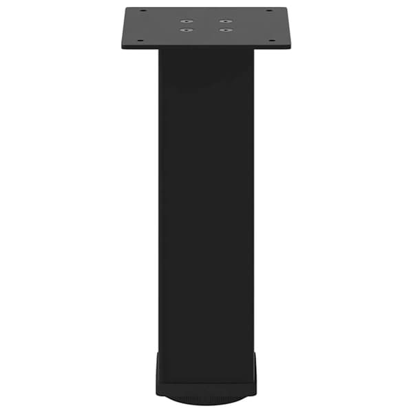 Soffbordsben 4 st svarta 30-32 cm stål