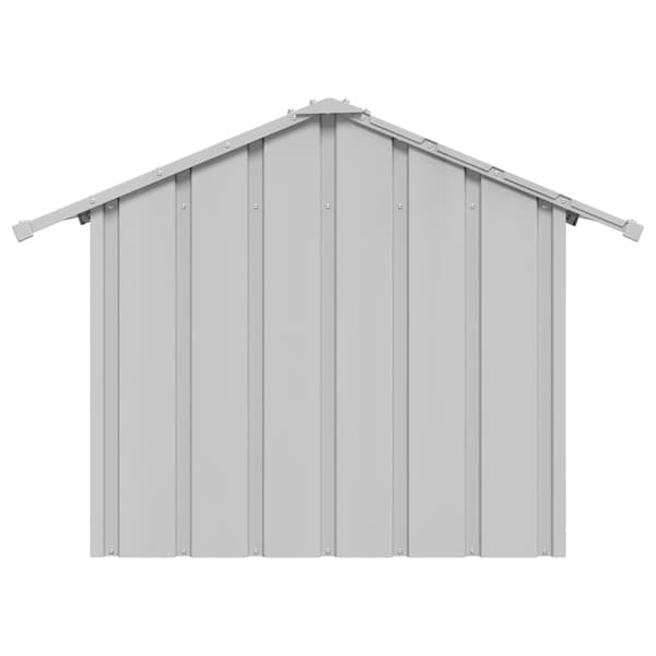 Hundkoja med tak 85x107x81 cm galvaniserat stål