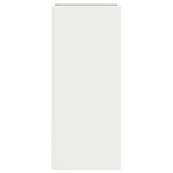 Odlingslåda vit 32x29x75 cm kallvalsat stål