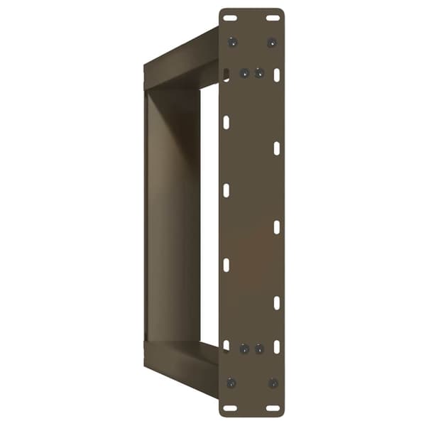 Matbordsben U-formade 2 st naturstål 60x(72-73) cm stål
