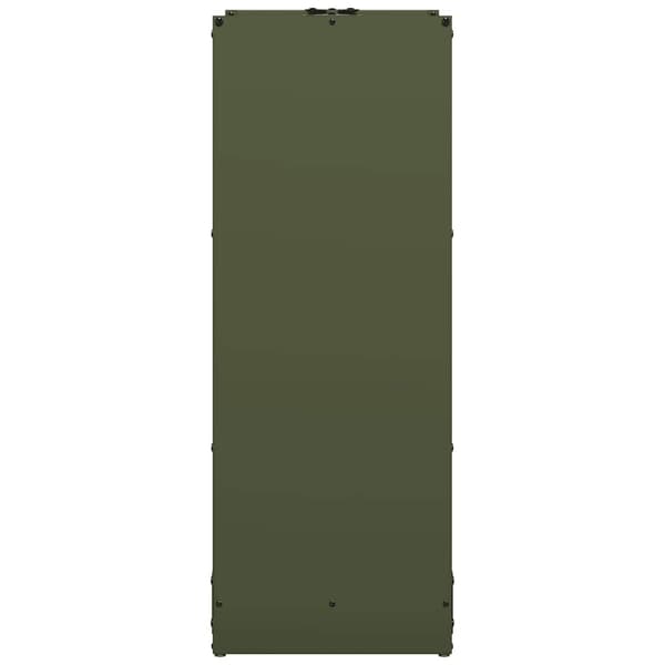 Vedställ olivgrön 40x30x80 cm kallvalsat stål