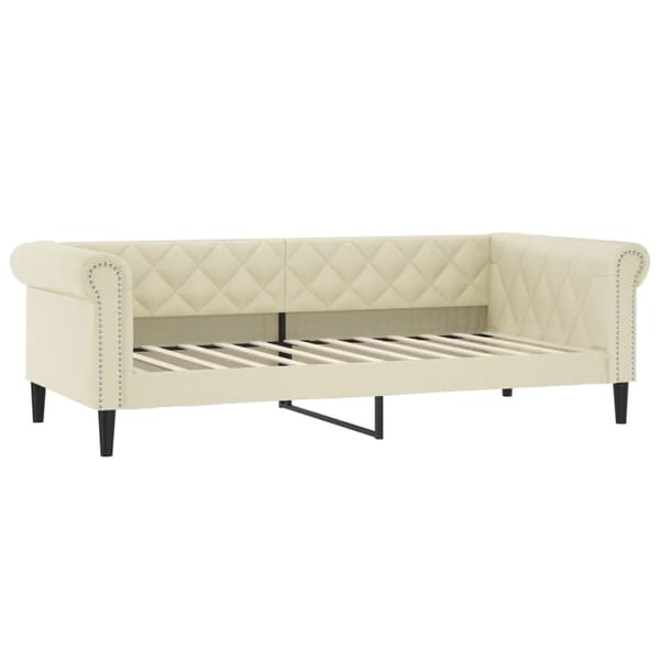 Dagbädd gräddvit 80x200 cm konstläder