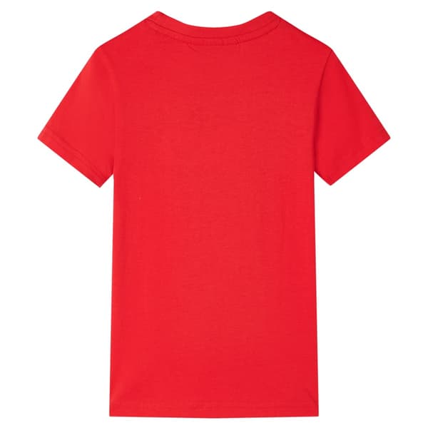 T-shirt för barn röd 128