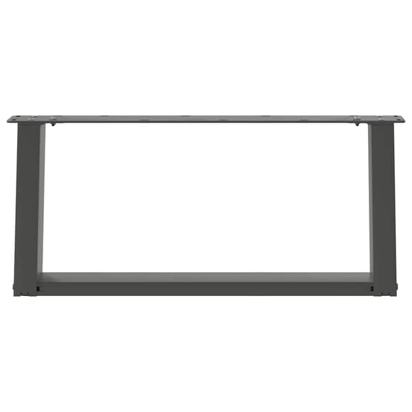 Soffbordsben U-formade 2 st antracit 60x(30-31) cm stål