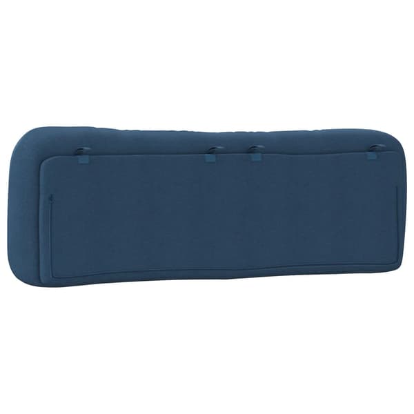 Headboard Cushion "Hvar" Blue 160 cm Fabric