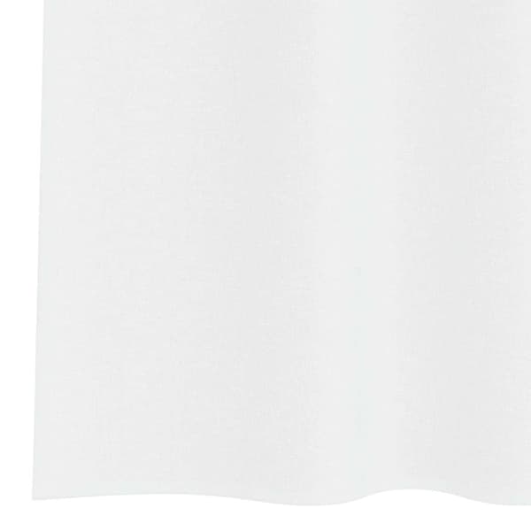 Voile Gardin med gardiner 2 pcs Vit 225 x 140 cm Polyester