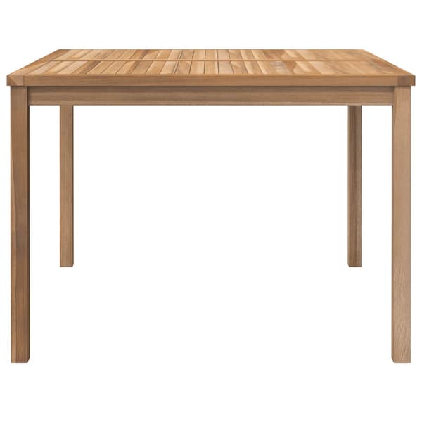 Trädgårdsbord 110x110x77 cm massiv teak
