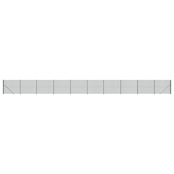 Stängsel med stolpsko grön 1,6x25 m