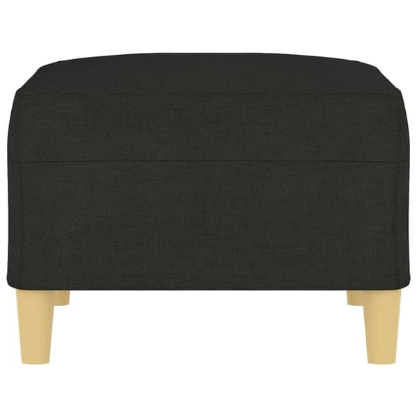 Fotpall svart 70x55x41 cm tyg
