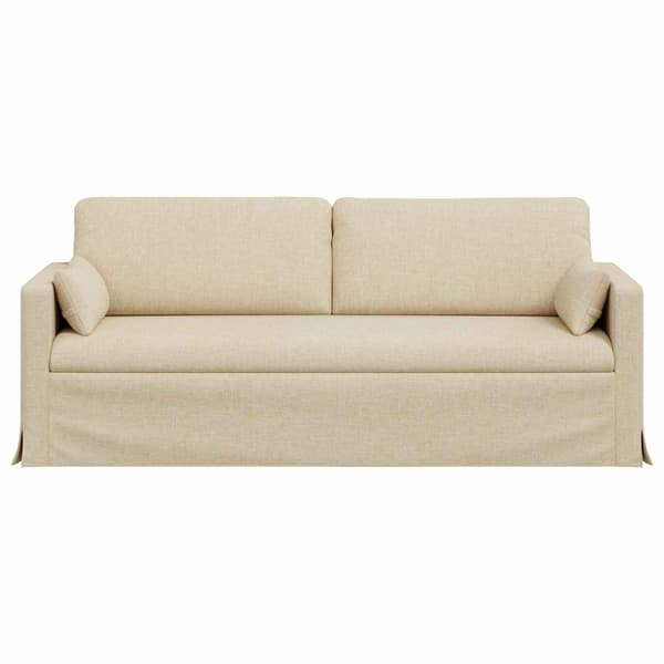 Soffa Kräm 198 x 78 x 80 cm tyg