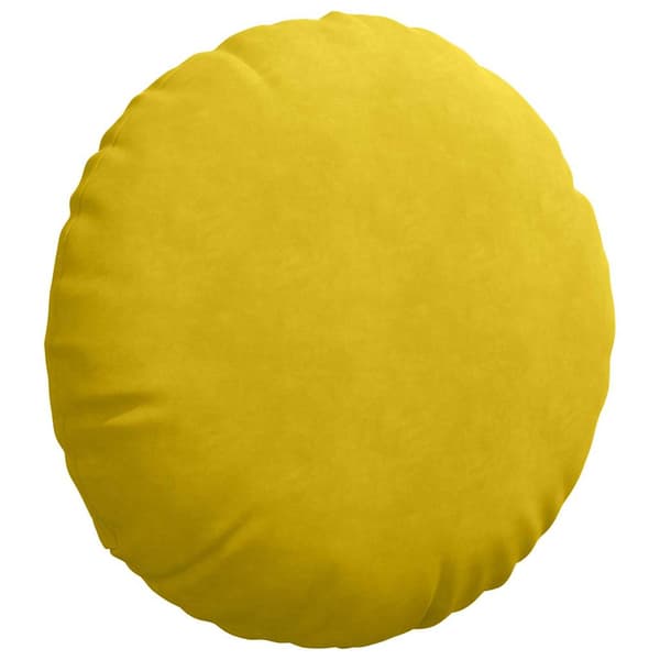 Sittkuddar 2 pcs Gul Ø60 x 21 cm Sammet
