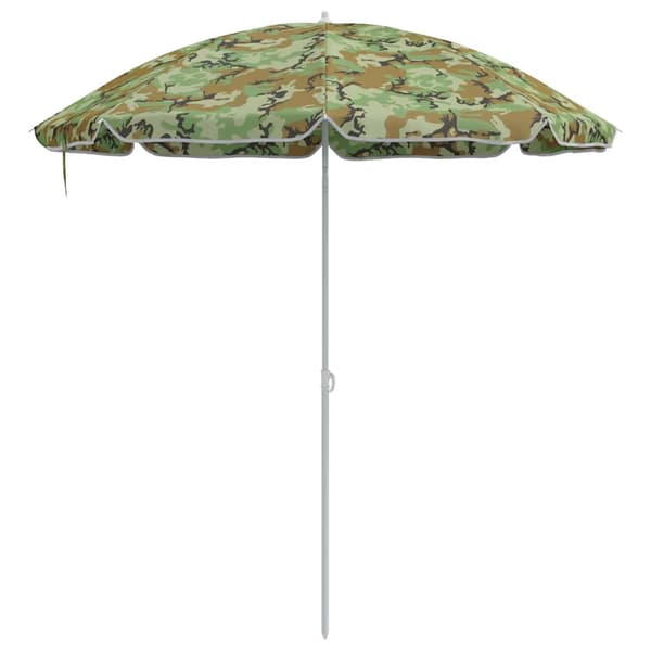 Trädgårdsparasol 240 cm 170T polyester Kamouflage