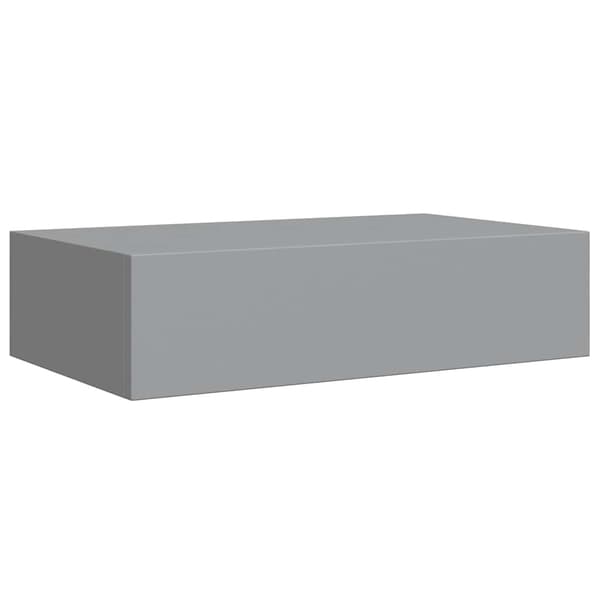 Väggmonterad låda svart 40x23,5x10 cm MDF