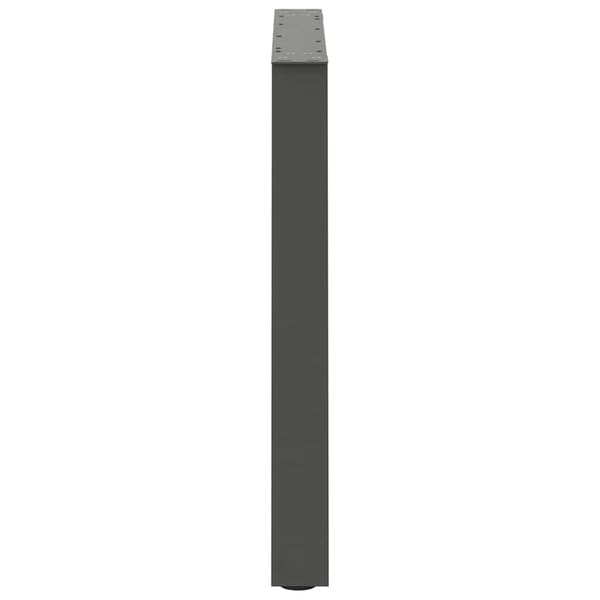 Matbordsben V-formade 2 st antracit 80x(72-73,3) cm stål
