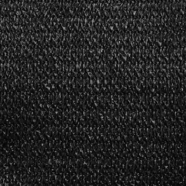 Solsegel 160 g/m² triangulär svart 3x4x4 m HDPE