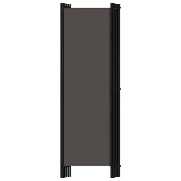Rumsavdelare 6 paneler antracit 300x180 cm